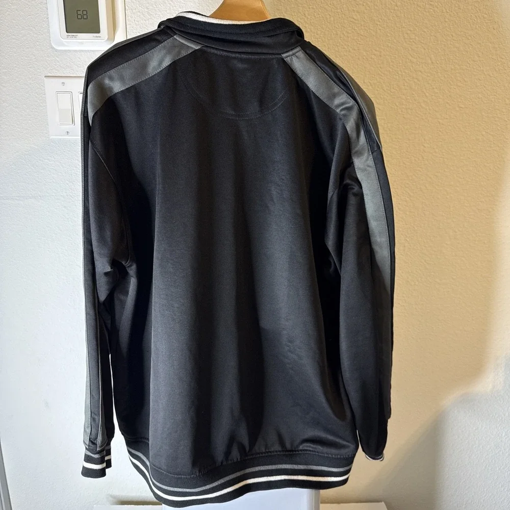 South Pole Mens Full Zip‎ Jacket Black Size L